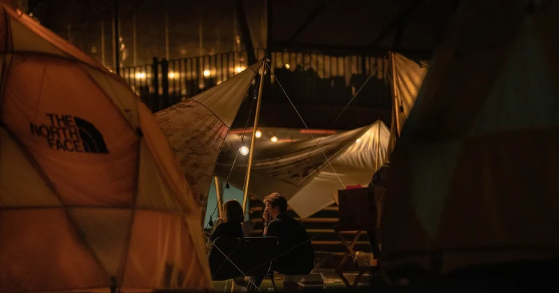 Monter et occuper sa tente quand il fait 35 degrés